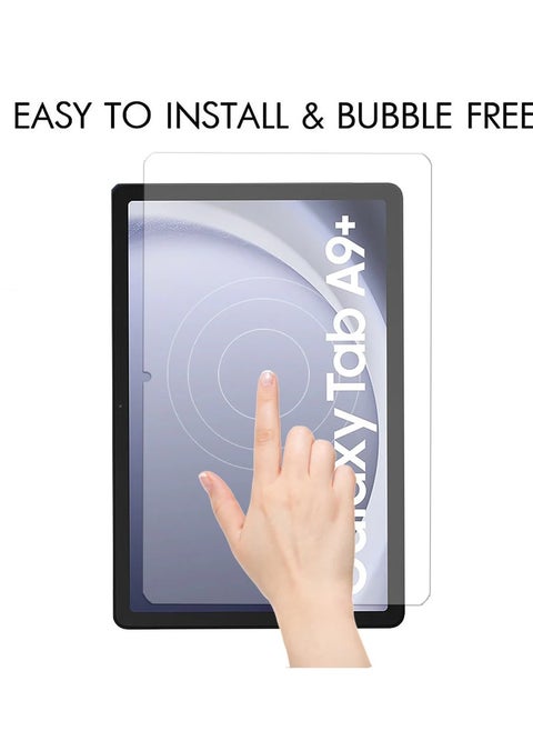 Screen Protector Samsung Tab A9 Plus 11'' Tempered Glass HD Screen Protector for Samsung Galaxy Tab A9 Plus X210/X216 11" Clear