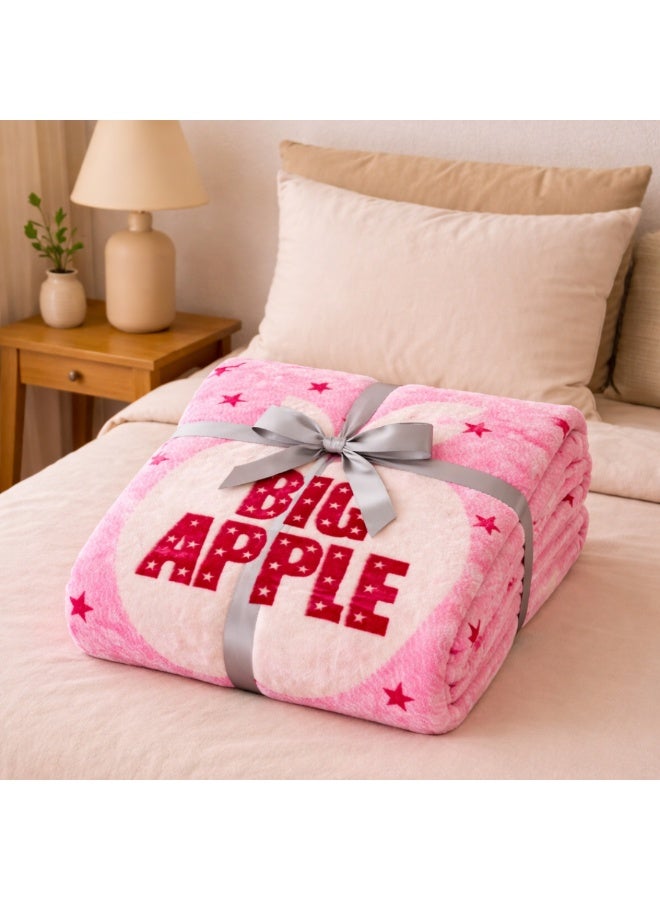 VELMORE Reversible Single Size Cloud Blanket 2KG | Ultra Soft Warm Fleece Throw | Double-Sided Same Design | Cozy Bed & Sofa Blanket for All Seasons - Image 1