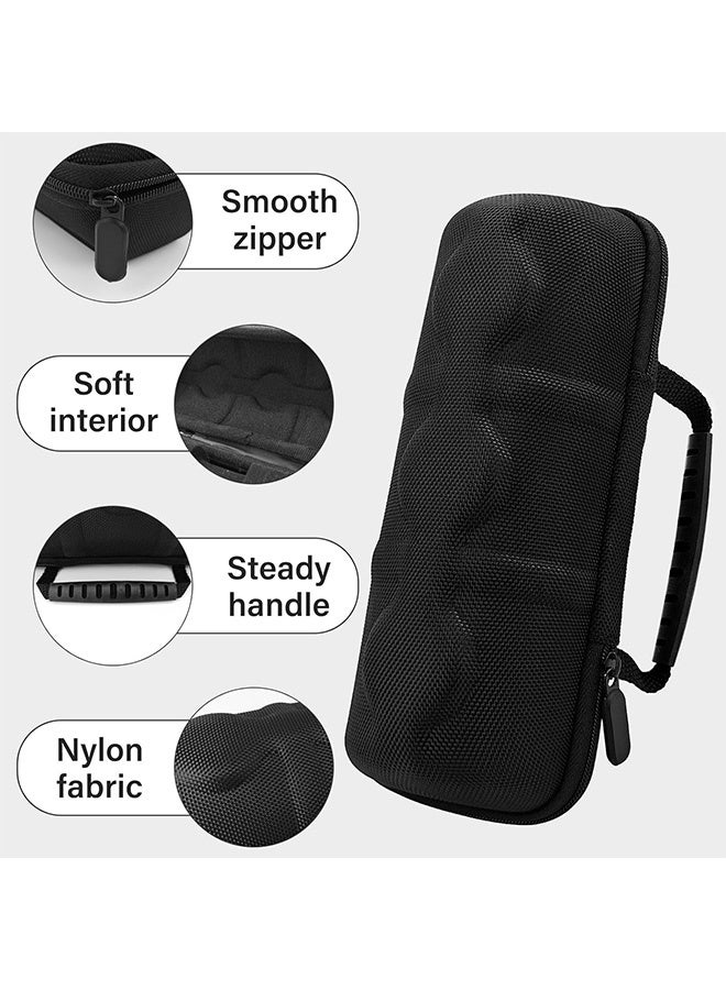 غنافوتو منظم حافظة للساعات تتسع ل 3 ساعات، صندوق تخزين وعرض للساعات مع وسادة ساعات مبتكرة، تناسب الساعات الكبيرة حتى 60 مم، 3 فتحات - Image 3