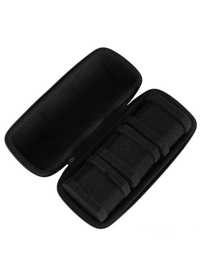 غنافوتو منظم حافظة للساعات تتسع ل 3 ساعات، صندوق تخزين وعرض للساعات مع وسادة ساعات مبتكرة، تناسب الساعات الكبيرة حتى 60 مم، 3 فتحات - Image 2