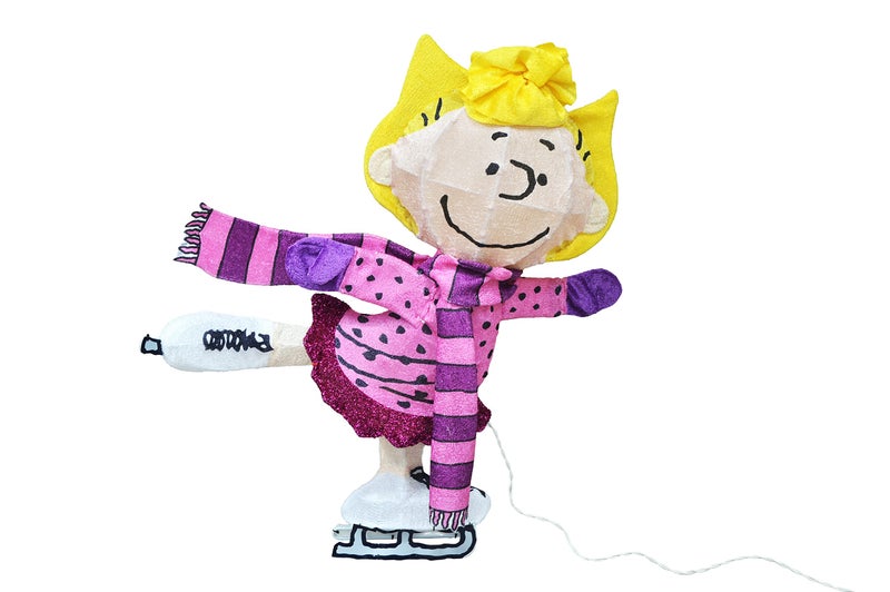 Peanuts Skating Outdoor 3D LED Yard DCOR Sally