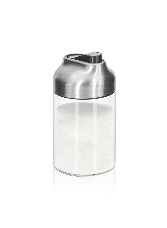Aelga Glass Sugar Dispenser with Pour Spout, Weighted Pourer, for Coffee,Tea and Baking - Image 1