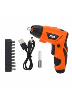 Thoraya Cordless Screwdriver Multifunctional Rechargeable Electric Screwdriver Set for Assembly Furniture Orange  - Image 1