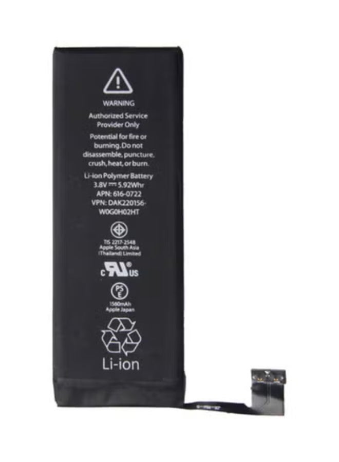 JAJEEK 1560mAh Replacement Battery For Apple iPhone 5s – High-Efficiency Rechargeable Internal Lithium-Ion Battery Cell – Improve Battery Health, Extend Phone Life, Restore Power Capacity – Compatible With iPhone 5s A1453 A1533 Models – Safe, Durable – Black - Image 3