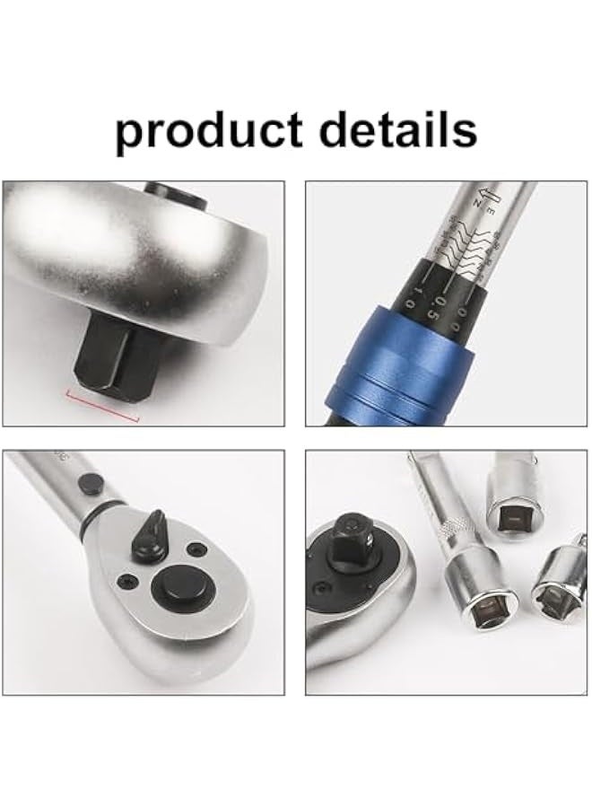 Adjustable Torque Wrench Set 1/4Inch 3/8Inch Drive Spanner Kit 5-30N.m 10-60N.m Hand Tool Bicycle Motorbike Car Repag Accessory - Image 5