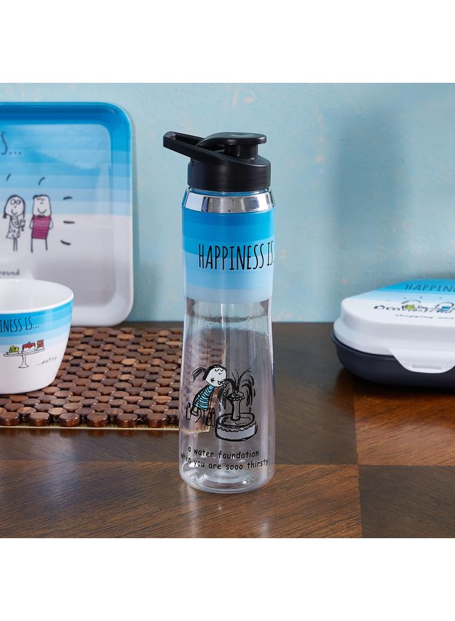 Home Box Happiness Printed Water Bottle - 1 L  - Image 1
