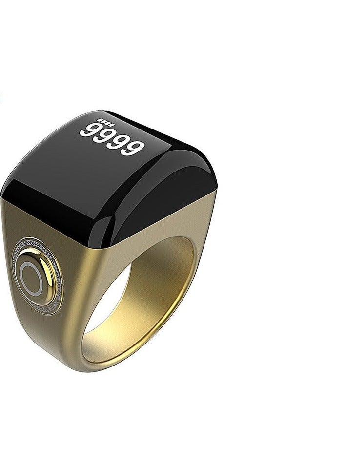 Plastic QB702lite Gold 18mm Smart Ring with Call Reminder