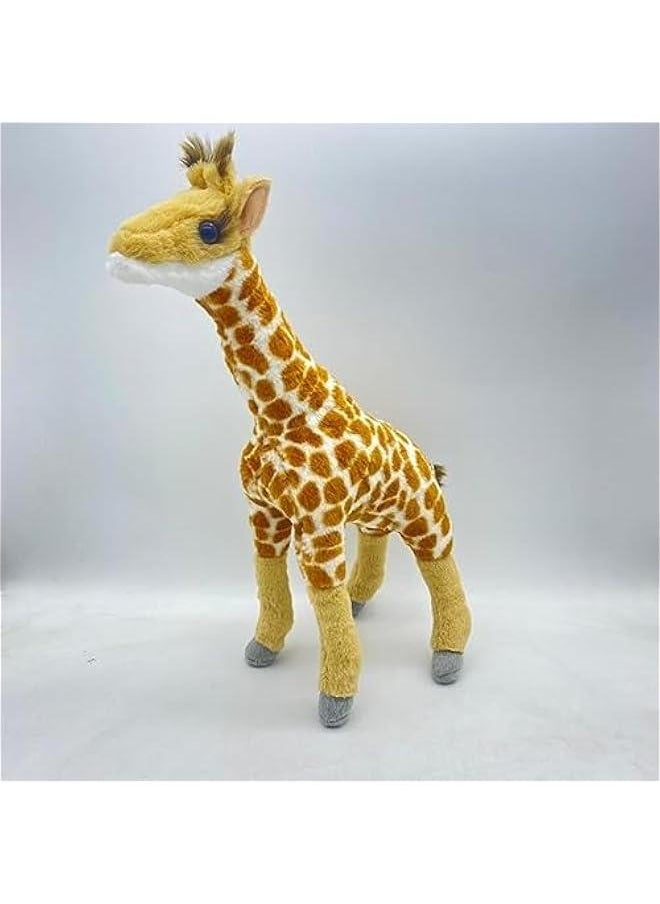 Cute Lifelike Giraffe Plush Toy Stuffed Soft Giraffes Pillow Real Life Wild Animals Soft Doll Birthday Gift for Kids  - Image 2