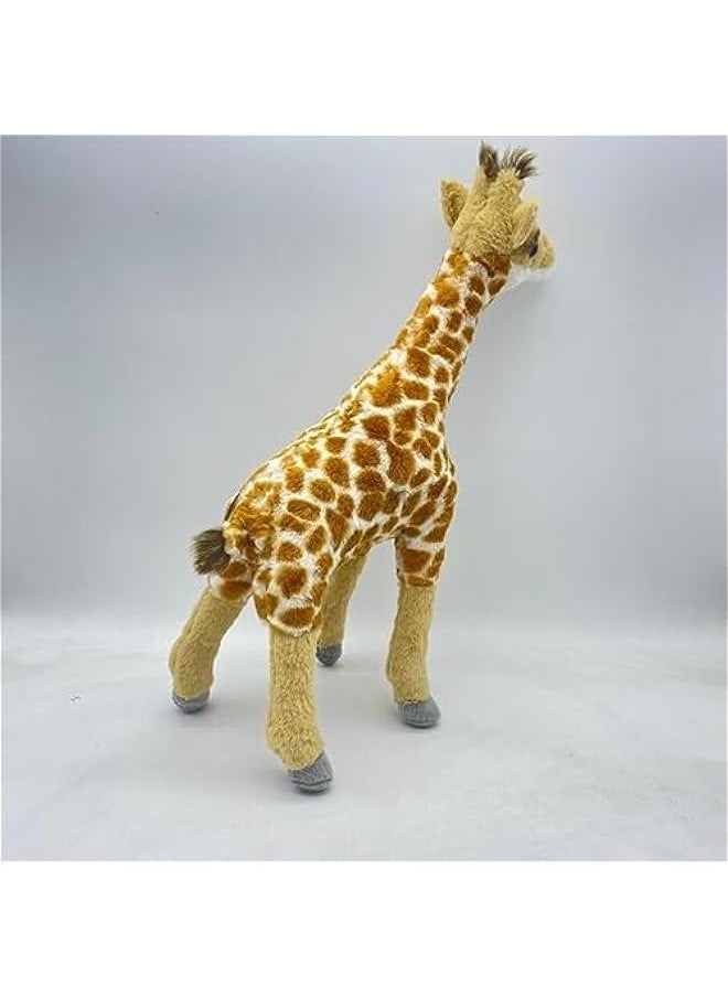 Cute Lifelike Giraffe Plush Toy Stuffed Soft Giraffes Pillow Real Life Wild Animals Soft Doll Birthday Gift for Kids  - Image 3