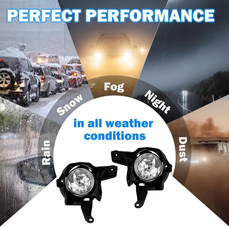 Boxlight Fog Lights for 2013-2015 Toyota RAV4 with H16 19W Halogen Bulb & Wiring Kit - Image 4