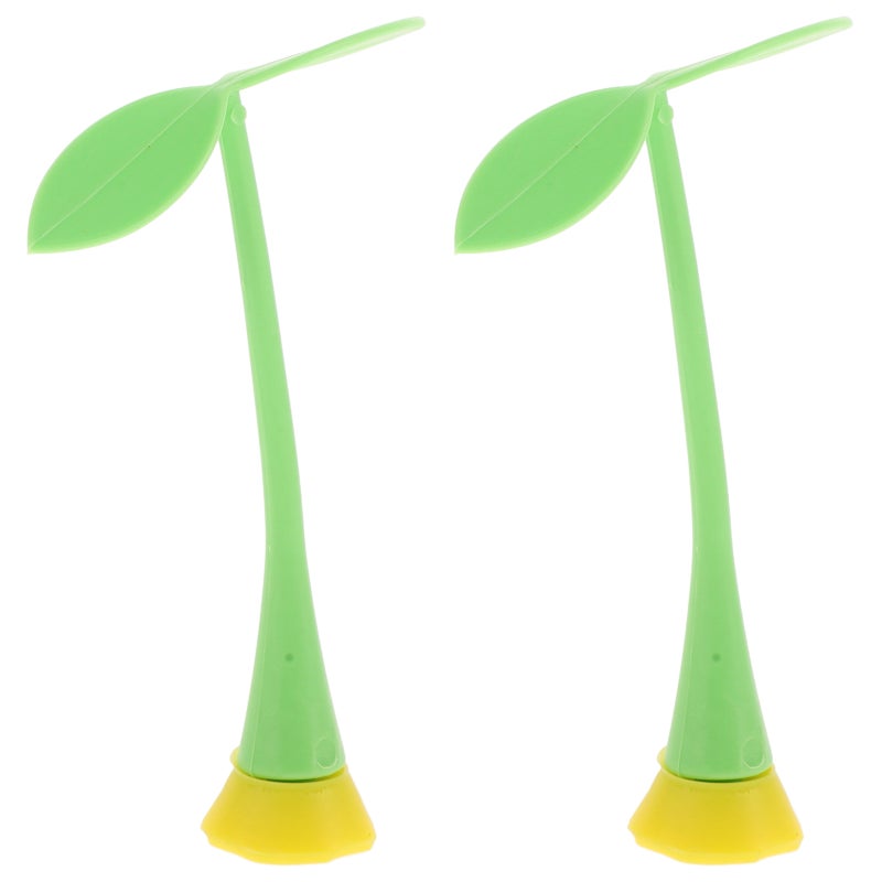 2pcs Car Roof Decoration 2pcs Grass Bean Car Decal 3d Car Stickers Car Horn Sticker Unique Car Bumpers Decal For Bike Truck Vehicle Exterior Supplies - Image 4