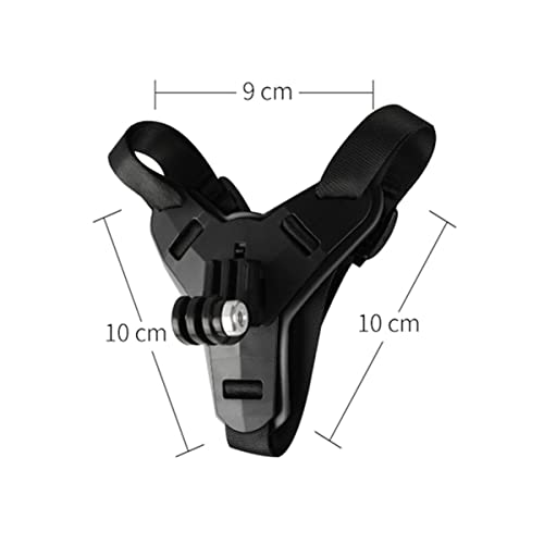 Lupholue Motorcycle Helmet Chin Strap Mount Compatible with GoPro Hero 13, 12, 11, 10, 9, 8, 7, (2018), 6, Hero Black, Insta 360, Session, Xiaomi Yi, SJCAM （Black） - Image 5