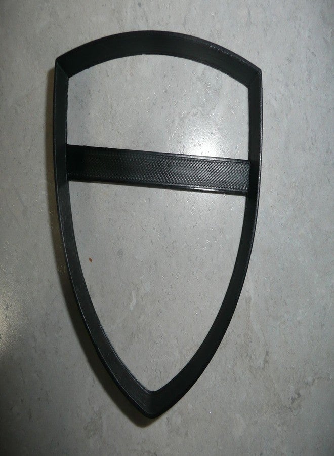 YNGLLC Shield Knight Guard Protection Medieval Times Outline Cookie Cutter, Made in USA, 1 Piece - Image 4