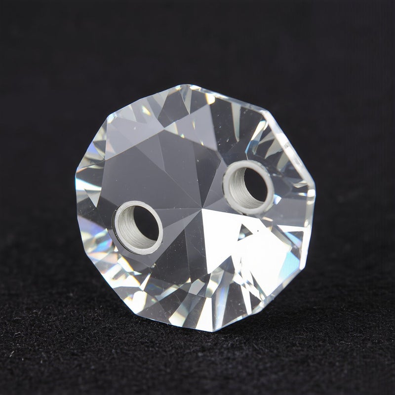 Clear Crystal Octagonal Beads 14mm 200pcs For Wedding Party Curtain Decor - Image 3