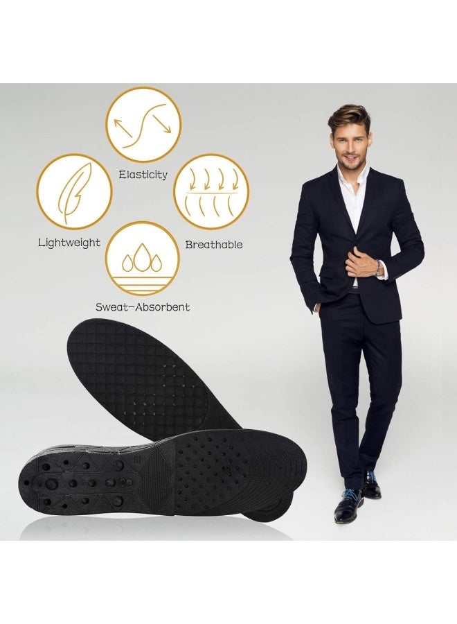 Unisex height-increasing insoles, 4-layer insole set, air-cushioned heel pads, breathable. - Image 5