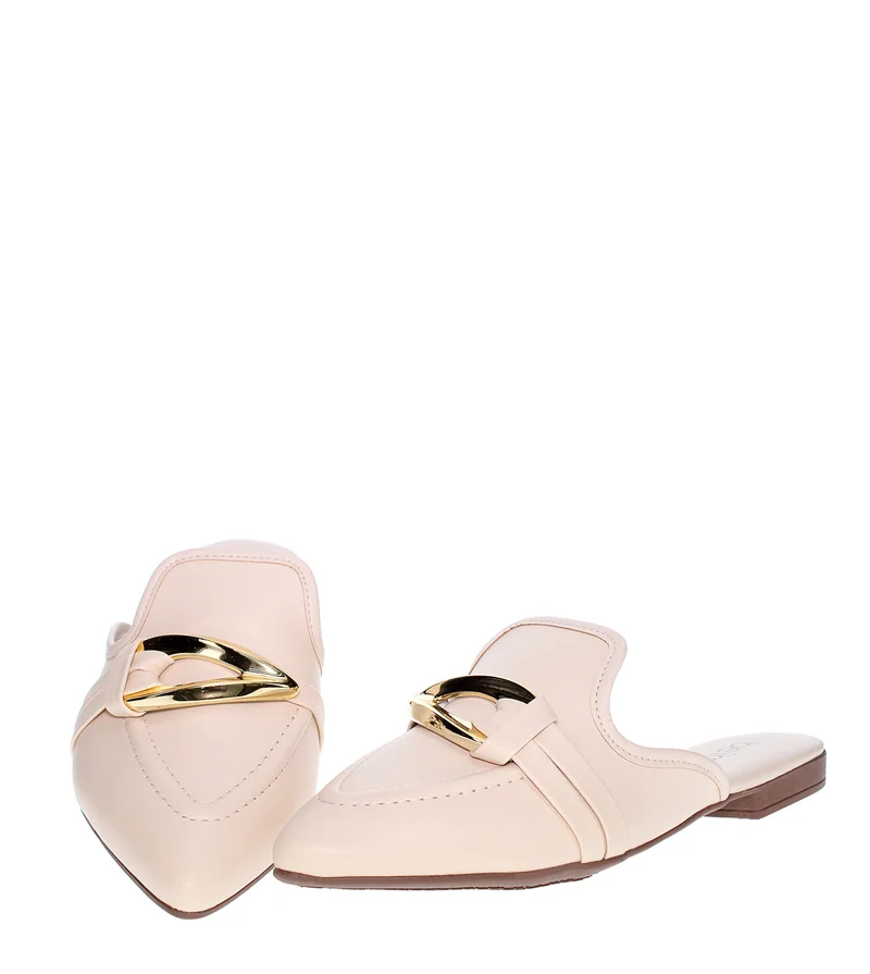 Beira Rio cream Women’s Mules – Stylish Slip-On Footwear with Comfortable Sole & Chic Design for Women | Best Price UAE