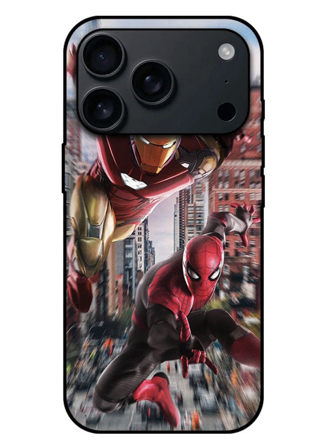 Printed Protective Case Cover For Apple iPhone 17 Pro Max -  Ironman & Spiderman