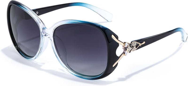 FIMILU Sunglasses for Women Trendy Polarized Sunglasses Oversized Big Sun Glasses Ladies Shades UV Protection | Fits Over Glasses ≤5.4"x1.65". Side Shields Block Sun & Wind. Weighs Only 1.1 oz—Light enough for All-day Comfortable Driving - Image 1