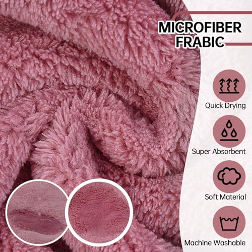 ADNIKIA Magic Sticker Belly Strap Dog Drying Coat Microfibre Material Fast Drying Super Absorbent Towel Dog Robes for After Bath Small to Large - Image 3
