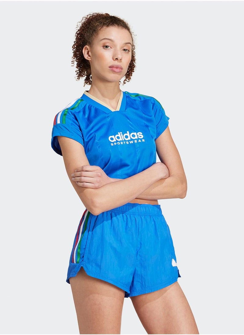 Adidas Tiro 3 Stripe Cropped Jersey - Image 1
