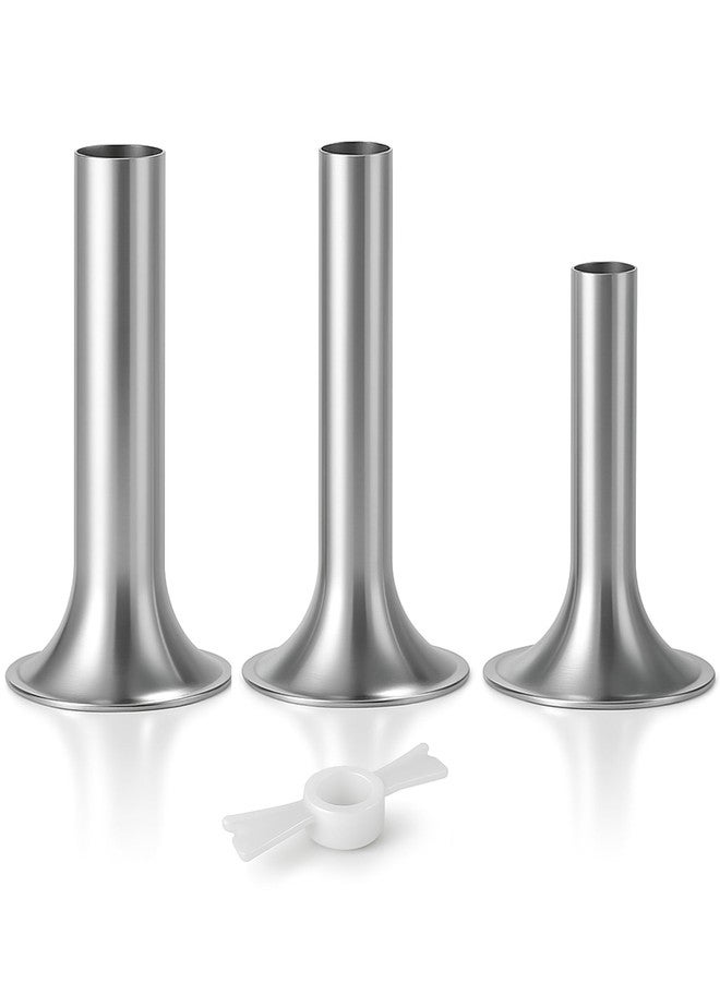 Rafbar Sausage Stuffer Kit for Kitchenaid KSMMGA Meat Grinder Attachment, Sausage Attachment for Kitchenaid, 3 Stainless Steel Stuffing Tubes Plus 1 Retainer - Image 1