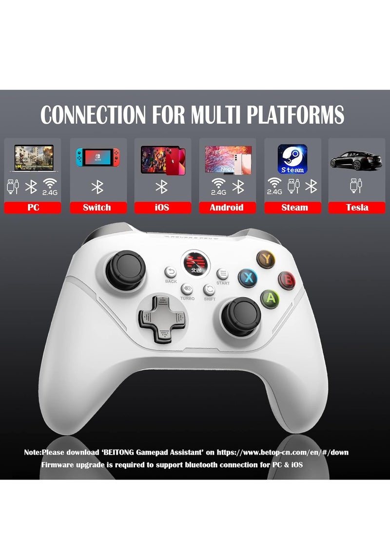 Generic - Gamepad Multimode BEITONGAsura2Pro Wireless Game Controller Switch Controller PC Gaming Controller, Compatible with Switch/Switch Lite/OLED/Windows/Steam Deck/Android & iOS,6 Axis Motion Control - Image 1