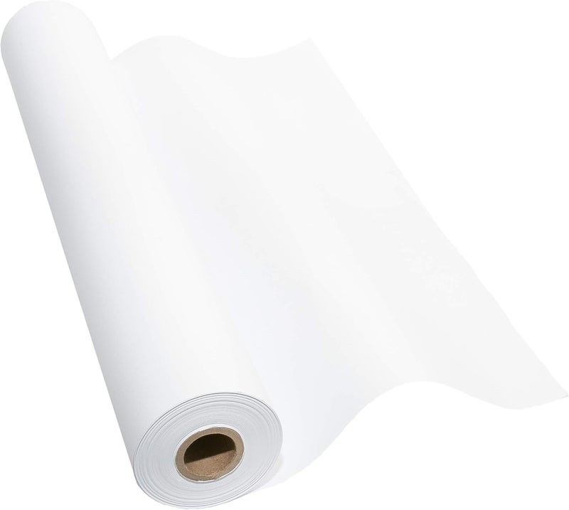 Creative Paper Co Made in USA White Kraft Paper Wide Jumbo Roll 30" x 1200" (100ft) Ideal for Gift Wrapping, Art &Craft, Postal, Packing Shipping, Floor Protection, Dunnage, Table Runner, 100% Recyclable Material - Image 1