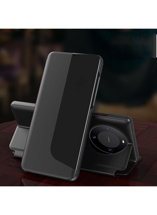 اس-توب جراب لهاتف Huawei Mate 60 Pro جراب هاتف جلدي قابل للطي مع حامل - Image 2