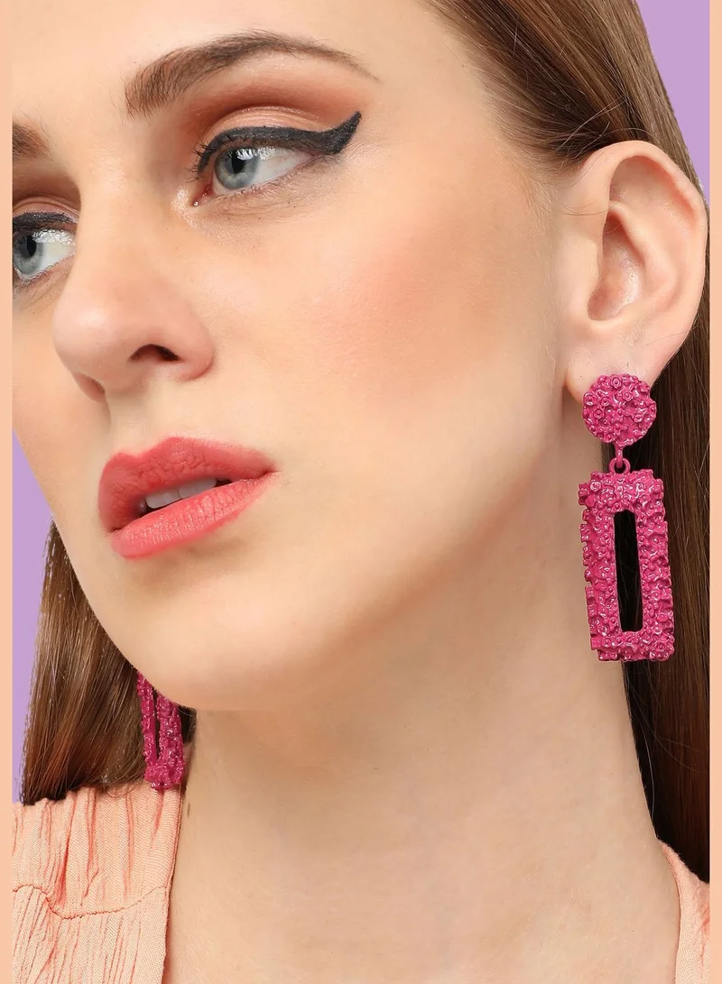 SOHI Gold Plated Party Designer Drop Earring For Women