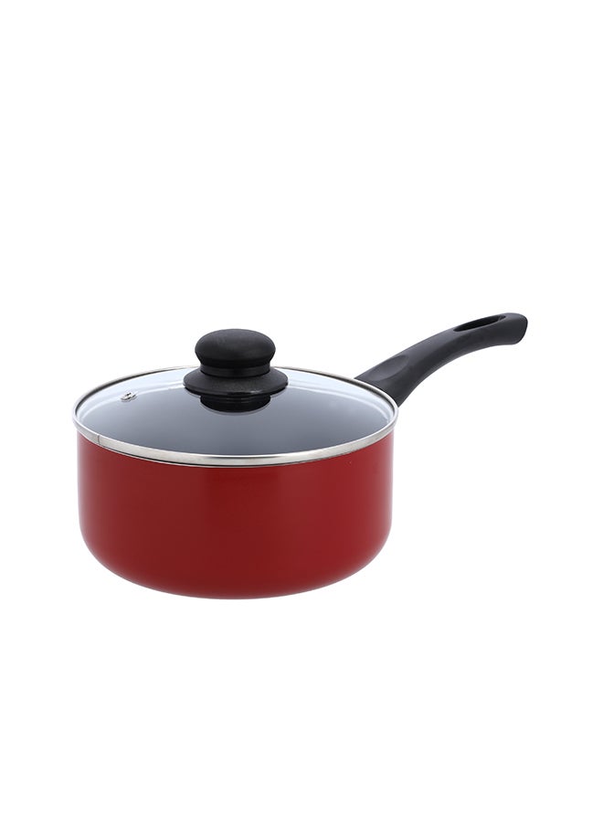 DELCASA - Nonstick Cookware Set 9pcs Aluminum Cookware-Induction Base-Scratch Resistor DC1995 24x11cm Casserole with Lid, 20x9cm Casserole with Lid, 24x5cm Fry pan, 18x8.5cm Saucepan with Lid, 2pcs Nylon Tool - Image 1