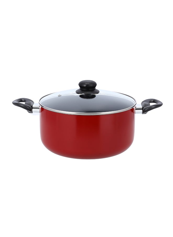 DELCASA - Nonstick Cookware Set 9pcs Aluminum Cookware-Induction Base-Scratch Resistor DC1995 24x11cm Casserole with Lid, 20x9cm Casserole with Lid, 24x5cm Fry pan, 18x8.5cm Saucepan with Lid, 2pcs Nylon Tool - Image 1