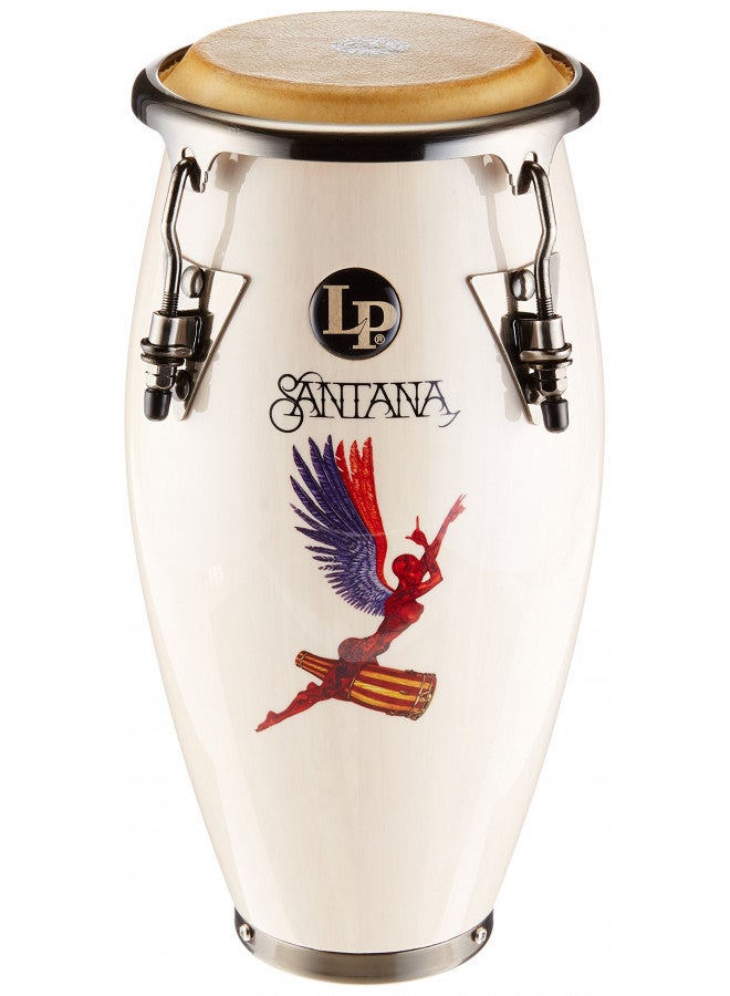 Latin Percussion Santana Mini Conga, White