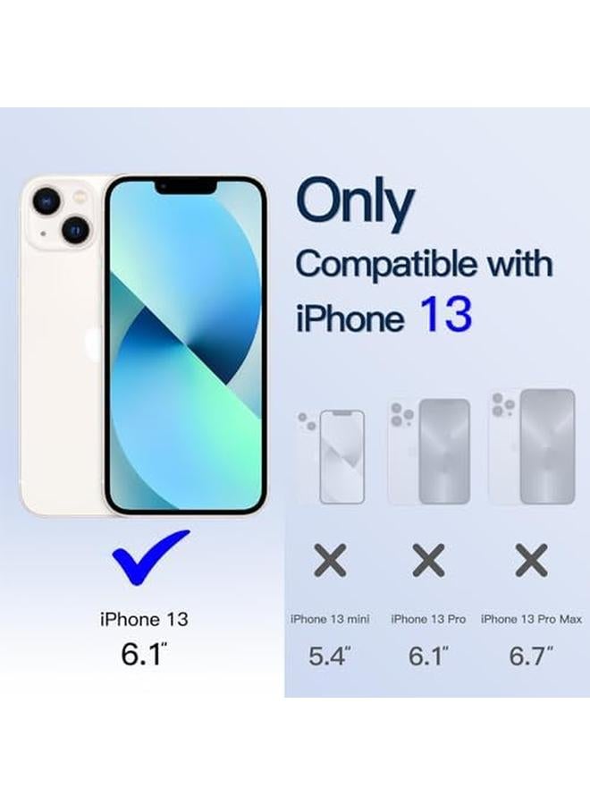 جي تيك جراب شفاف ناعم لهاتف iPhone 13 مقاس 6.1 بوصة حماية كاملة لعدسة الكاميرا متوافقة مع شحن Magsafe اللاسلكي، غطاء هاتف TPU مطلي بالكهرباء مقاوم للصدمات Starlight - Image 2