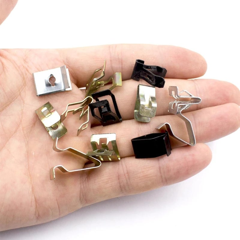 BESULEN Car Dashboard Trim Clips, 240pcs 12 Sizes Dashboard Trim Fixing Rivets Metal Retainer, Automotive Trim Moulding Fastener Clips, Metal Dash Retainer Clips Replacement for Most Cars - Image 4