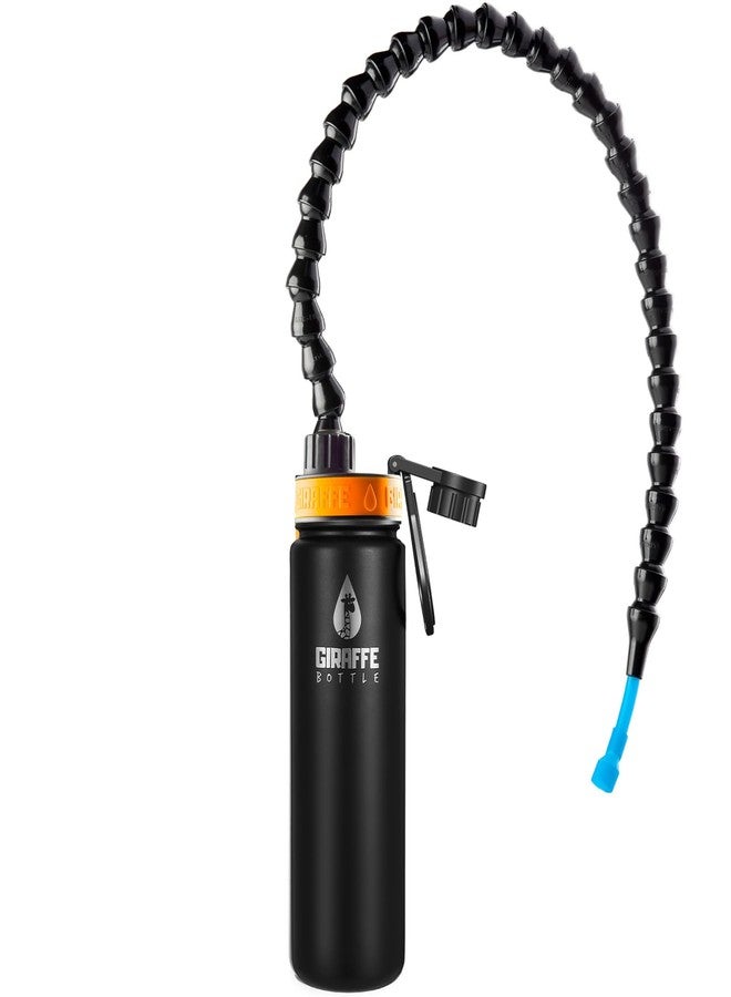 Giraffe Bottle Tower XL Hands Free Drinking System, Insulated Stainless Steel Bottle (length 30 in / 76 cm) - Image 1