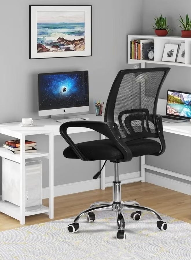 general Premium Mesh Office Staff Chair: Ergonomic Design, Advance Lumbar Support, Tilt Mechanism, and Grey PU Wheels - Elevate Your Workspace Comfort | The Perfect Office, Desk, or Work Chair - Image 2
