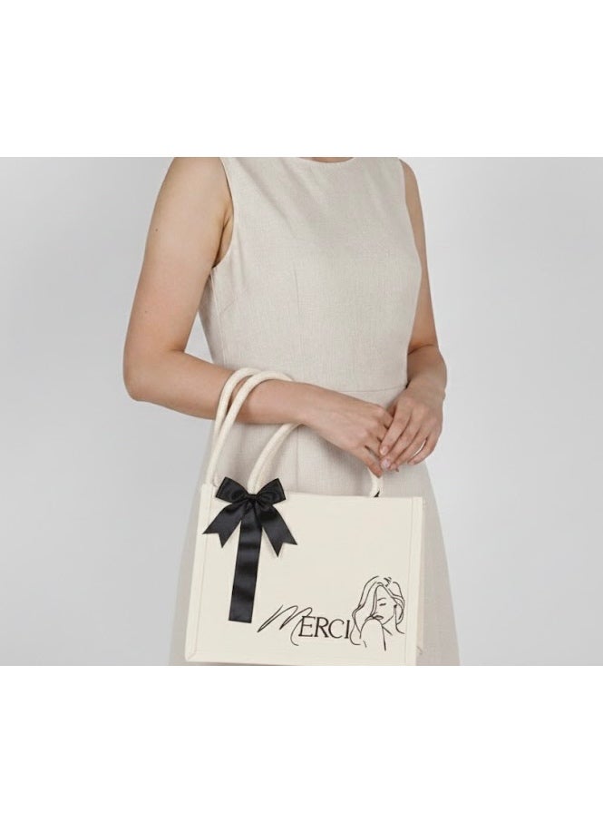 جينتيك حقيبة حمل فنية جمالية - حقيبة كتف فنية مرسومة، حقيبة تسوق قماشية قابلة لإعادة الاستخدام، هدية مثالية للنساء