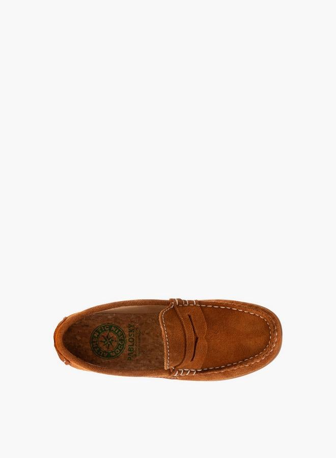 Pablosky Boys Solid Loafers With Slip-On Closure - Image 4