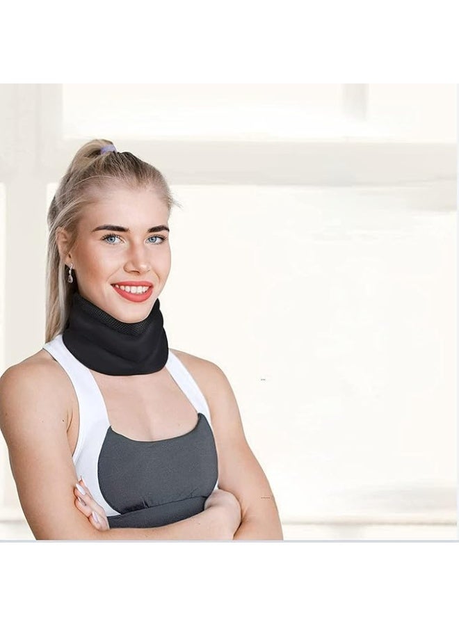 Collar for Neck Pain Relief, Neck Support Brace with Heat Therapy for Spinal Pain and Pressure Relief, Adjustable 3 in 1 Foam Neck Brace Collar for Women and Men - Image 4