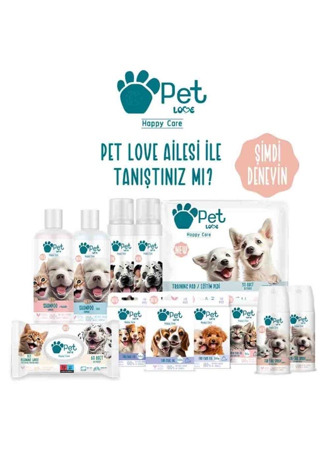 60 PCS pet wipes, Skin friendly non-woven wet wipes, Pet specific wet wipes, Can be used for pet cats and dogs to remove earwax, tear stains, clean ears, eyes, and nose, effectively anti-inflammatory and anti-inflammatory and mite removal, box containing - Image 3