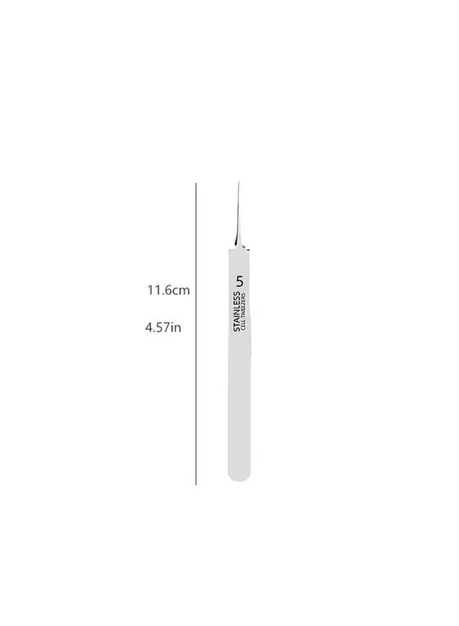 4pcs 5mm Stainless Steel Ultra Thin 0 1mm Precision Tweezers For Laboratory And Phone Repair - Image 2