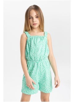 Girl Regular Fit Sleeveless Jump Suit