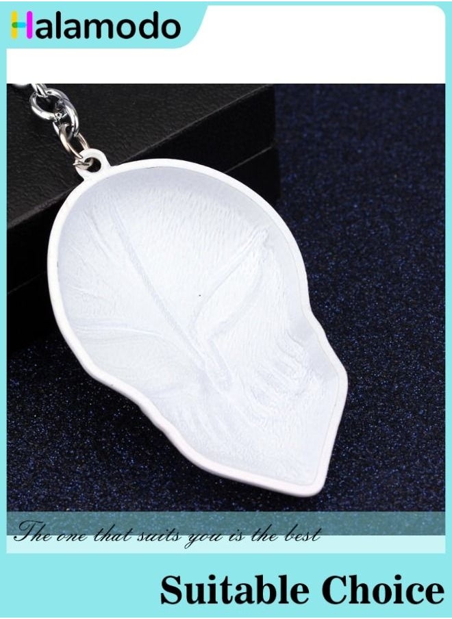 HALAMODO - Anime Peripherals Ichigo Kurosaki Hollow Mask Alloy Keychain - Image 1