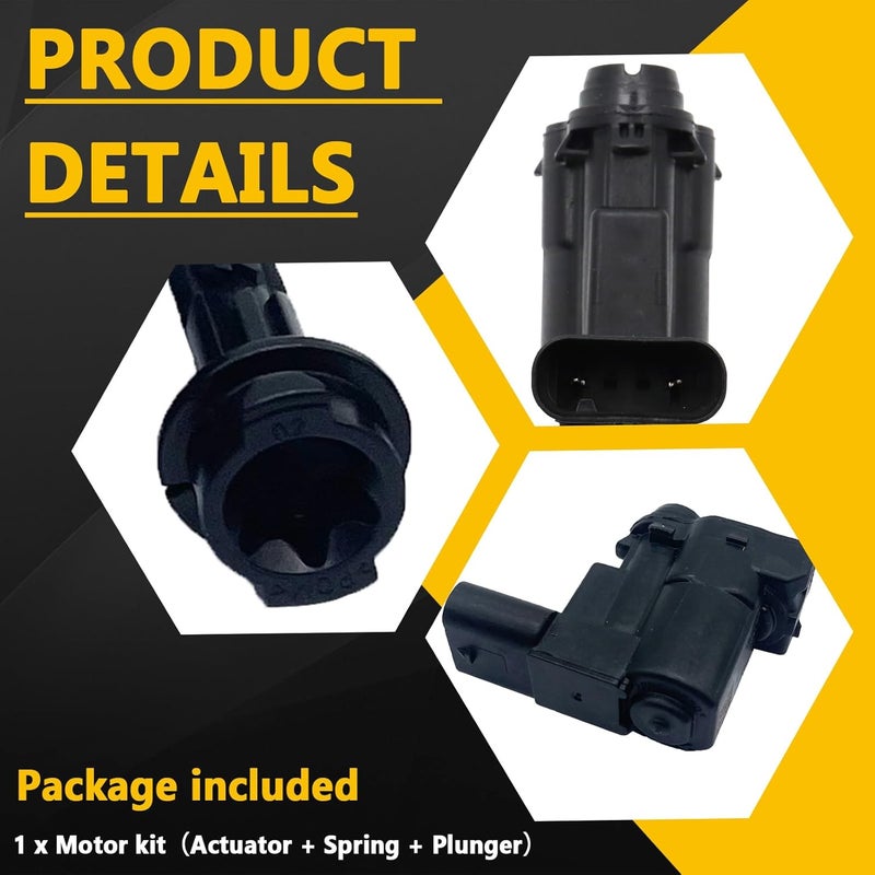 repustor Fuel Tank Cover Door Lock Actuator Motor - Image 5
