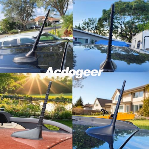 Acdogeer 7 Inch Antenna Fits for 2011-2025 Jeep Cherokee Grand Cherokee Dodge Avenger Liberty Durango Dart Journey Antenna for Chrysler 200 for Fiat 500 OEM 5091100AA 68297936AA 5091100AB - Image 2