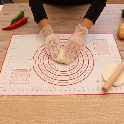 BOTIST Silicone Pastry Mat with Measurements Large 40Cm X 60Cm Baking Mat Nor Slip BPA Free Fondant Mat Counter Mat Non Stick Dough mat Pastry Mat Pack of 1 - Image 2