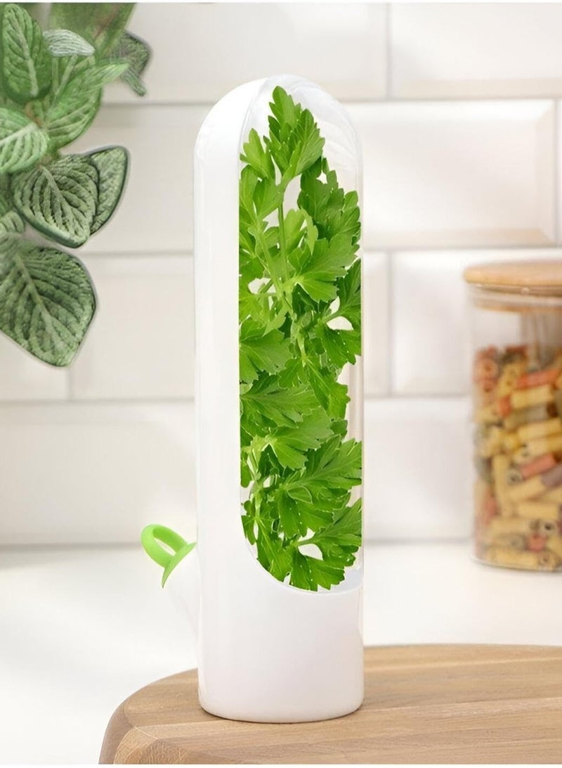 Herb Preserver Capsule for Refrigerator, Fresh Herb Preserver for Coriander, Mint, Parsley, Dill, Keeps Vegetables Fresh 1 Pack - 264 - Image 5