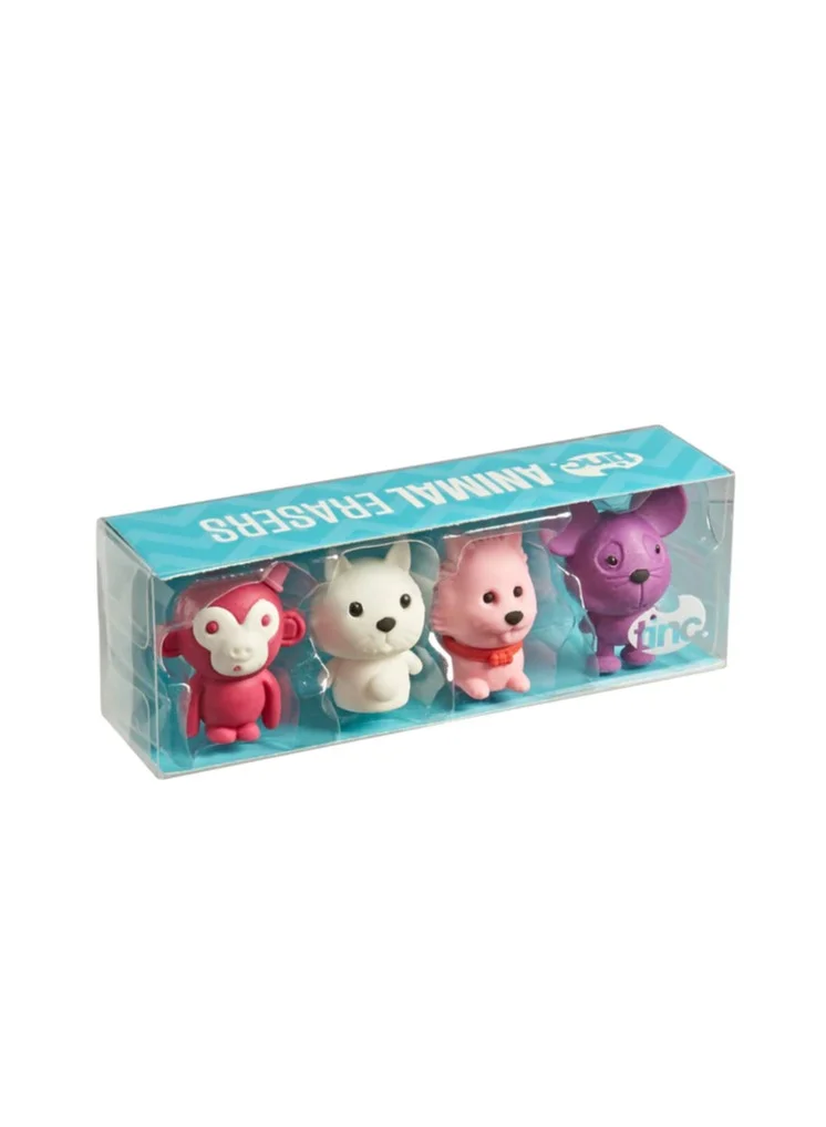 Tinc Animal Eraser Collection