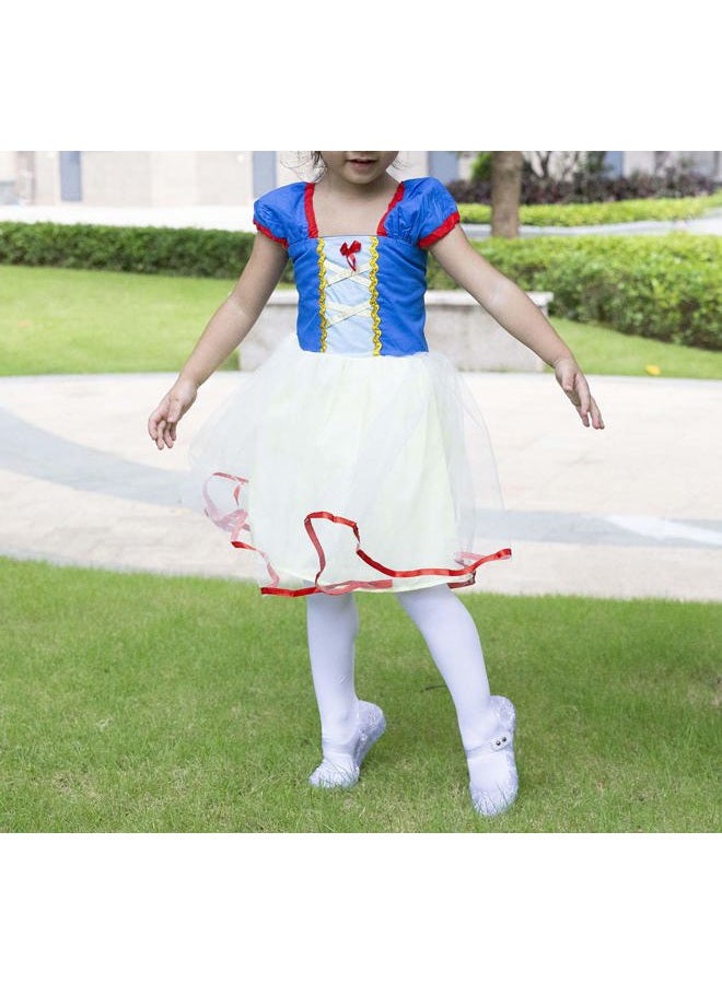 GUGUYeah Princess Costumes Crystal Jelly Flats Shoes,Cosplay Birthday Party Dress Up Sandals for Little Girls, Toddler or Kids White/Silver - Image 2