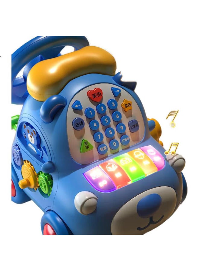 Xst Children'S Multifunctional Telephone Car Toy, 1-Year 3 Little Bears Early Education, Chinese-English Bilingual Musical Phone, Landline, Birthday Gift - Image 3